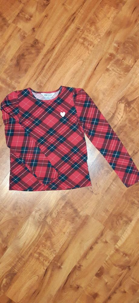Dívčí triko dl.ruk. h&m 134/140, h&m,134