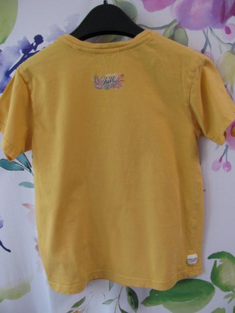 Bavlněné žluté frajerské tričko, 140