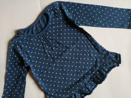 Puntíkované tričko 104/110, nutmeg,110