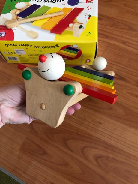 Dřevěny xylofon od 1 roku, 