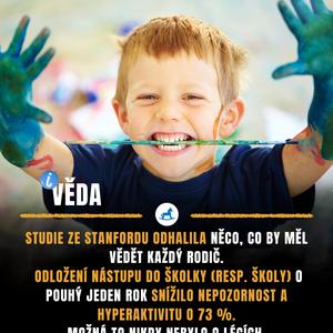 Odklad školy o pouhý jeden rok vede ke snížení nepozornosti až o 73%!