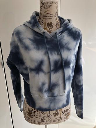 Mikina batikovaného vzhledu xs, xs