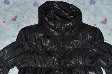 158 164 černá buřtíkatá bunda, tally weijl,164