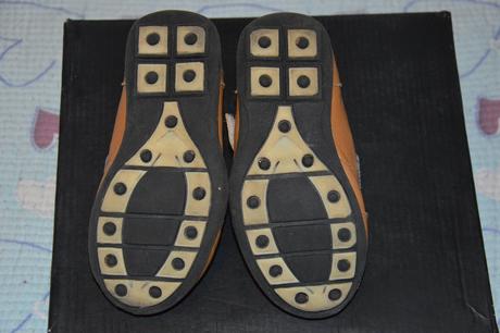 Kožené boty, polobotky, suchý zip, 27