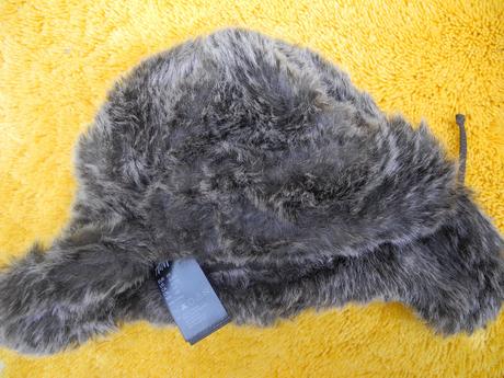 Chlupatá ušanka, h&m,68