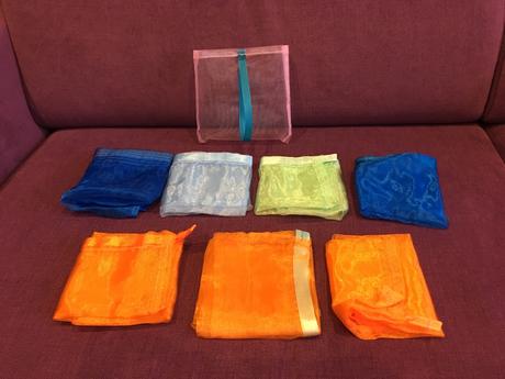 Organzové pytlíčky na ovoce a zeleninu (7ks+obal),