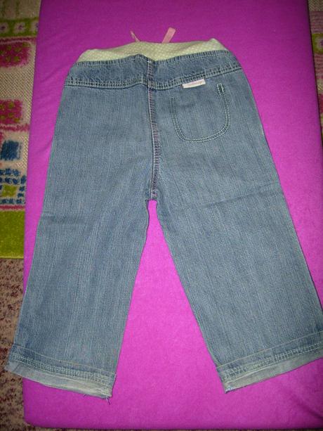 Džíny s kočičkou a ptáčkem vel.80/86, disney,80