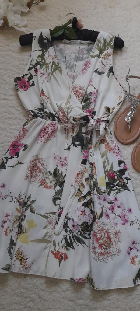 My hailys květované krátké šaty, l