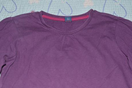 128 134 fialové bavlněné triko, tu,128