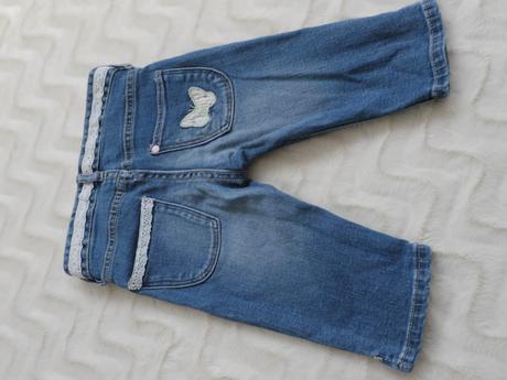 3/4 dziny s aplikaci motylku vel.98, h&m,92