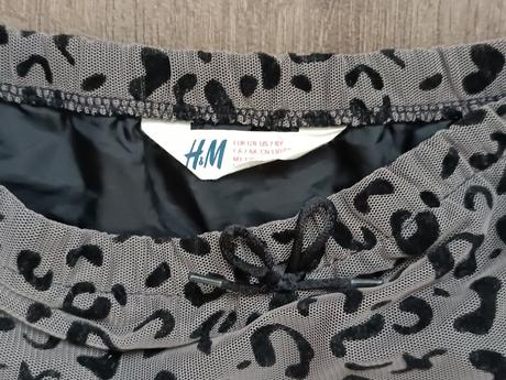 Dívčí tygrovaná sukně h&m,vel. 128(7-8 let), h&m,128