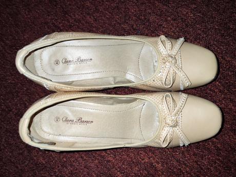 Béžové lodičky clara barson 40, clara barson,40