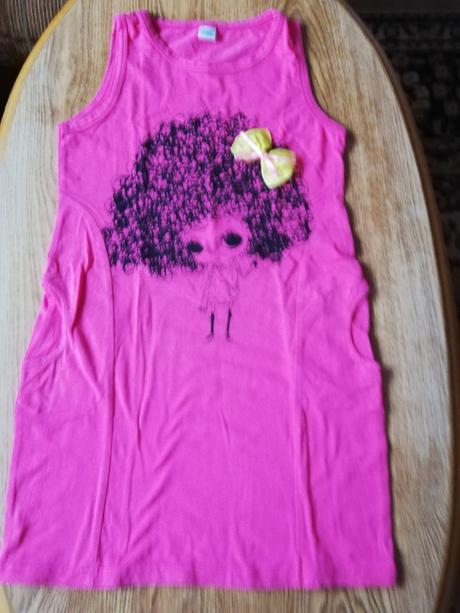 Šaty dívčí letní vel. 140., 140