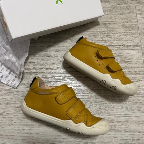 Geox steppieup ochreyellow/ navy barefoot dětské b, geox,24