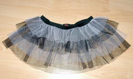 Sukně tylová černo-růžová styl tutu, 140