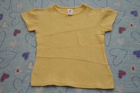 Žluté bavlněné silnější tričko, palomino,116