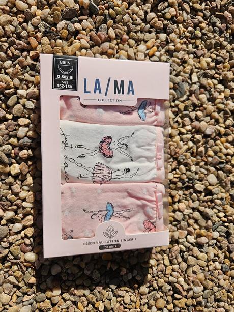 N58	3x dívčí kalhotky balerína vel. 152-158, lama,152