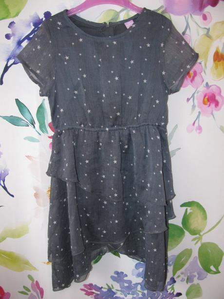 Společenské dívčí šaty s volánky, dopodopo,122