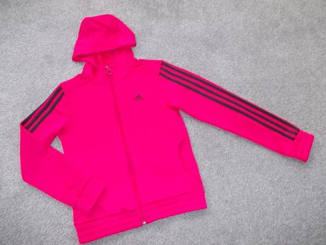 Malinová mikina adidas, vel. 152, adidas,152