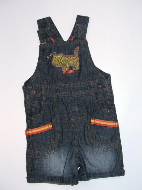 L170 riflové kraťasy s laclem vel. 68, marks & spencer,68