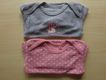 2x body dl.r., vel. 62/68, lupilu,62