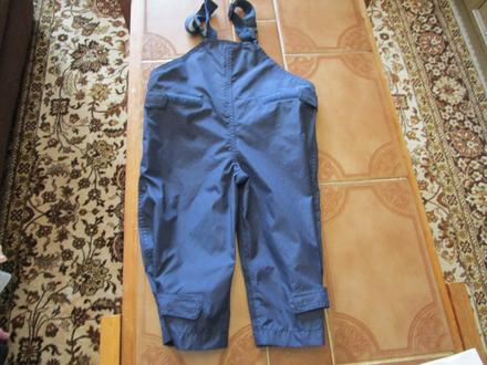 Tm. modré nepromokavé kalhoty s laclem, vel. 92, 92