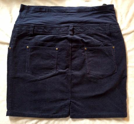 Tehotenská kordová sukně, bonprix,48