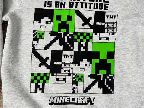 Mikina minecraft, h&m,140