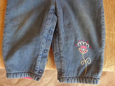 Džíny s laclem zateplené, vel. 92, next,92