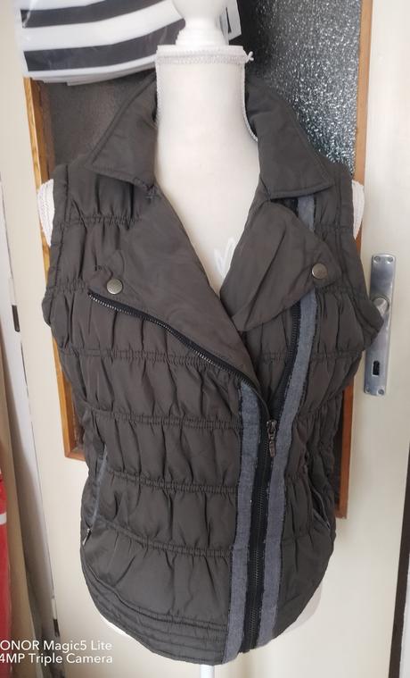 Khaki vesta vel s-m, gina,m