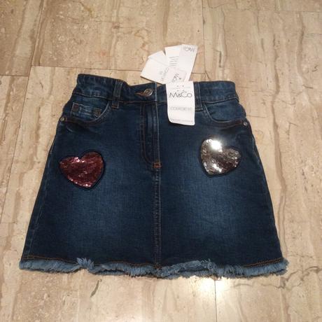 Sukně s flitrovými srdíčky zn. m&co., m&co,122
