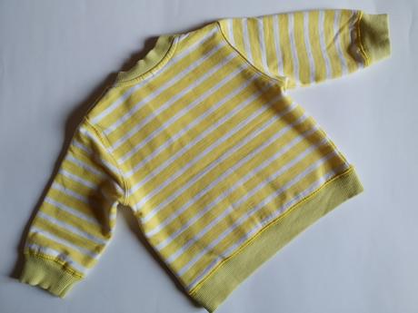 Pruhovaná mikinka s opičkou, ergee,74