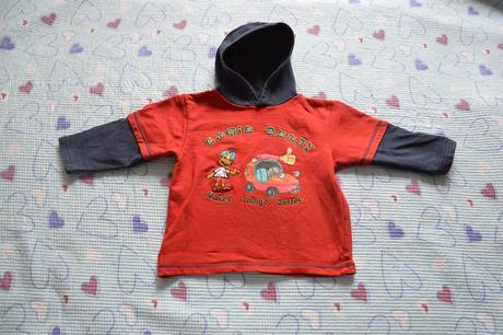 Bavlněná mikina s kapucí, george,98