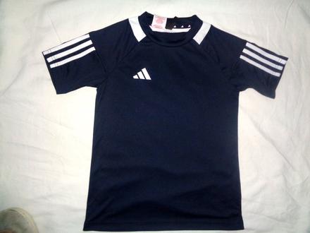 Luxusní funkční tmavomodré tričko adidas 9/10 let, adidas,140