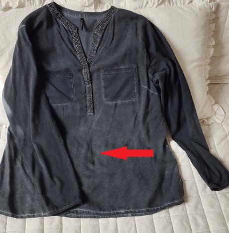 Tmavě šedá halenka, 38