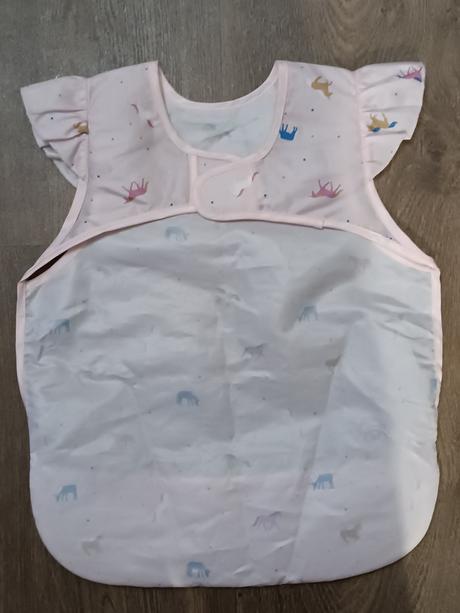 3x zástěrky/bryndáky na výtvarku, 2-6 let, 