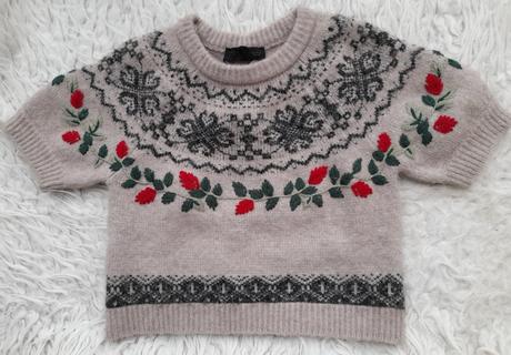 Svetr s krátkým rukávem zara - vel. s, zara,s