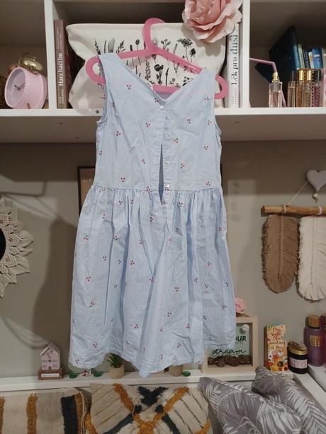 Třešničkové šaty h&m 134/140, h&m,140