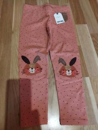 Růžové legíny s králíčky 122 next, next,122