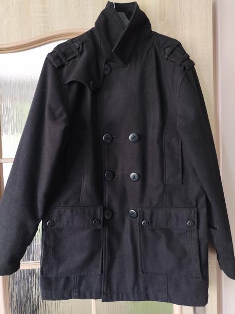 Pánský flaušový kabát m l, m