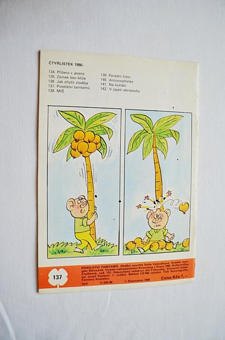 Dětský časopis čtyřlístek 137/ poselství tamtamů, 