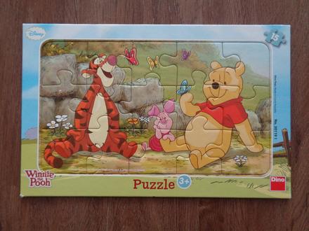 Puzzle s medvídkem pú,