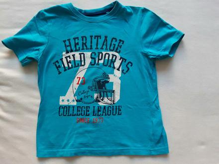 Tyrkysové tričko 116-122, pepperts,122