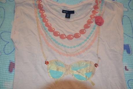 146 152 letní tričko triko s potiskem, gap,146