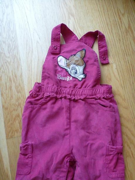 Zateplené manžestrové lacláče bambi vel. 86, c&a,86