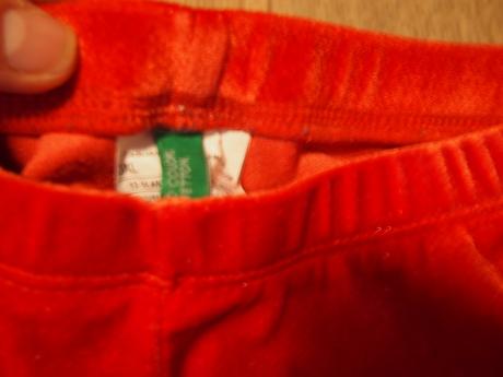 Sametové legíny benetton vel.170, benetton,170