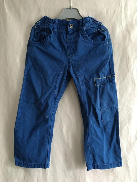 Vel. 98 plátěné kalhoty s regulací, 98