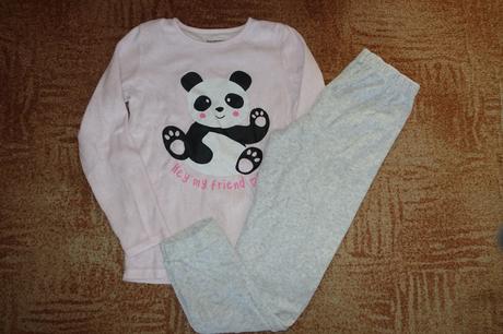 Pyžamo s pandou vel. 146-152, 146