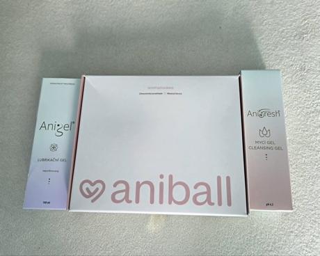 Nový nepoužitý aniball set mýdlo i lubrikační gel, 