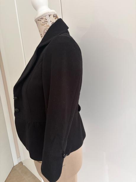 Teple cerne sako 3/4 rukáv amisu 34, amisu,34
